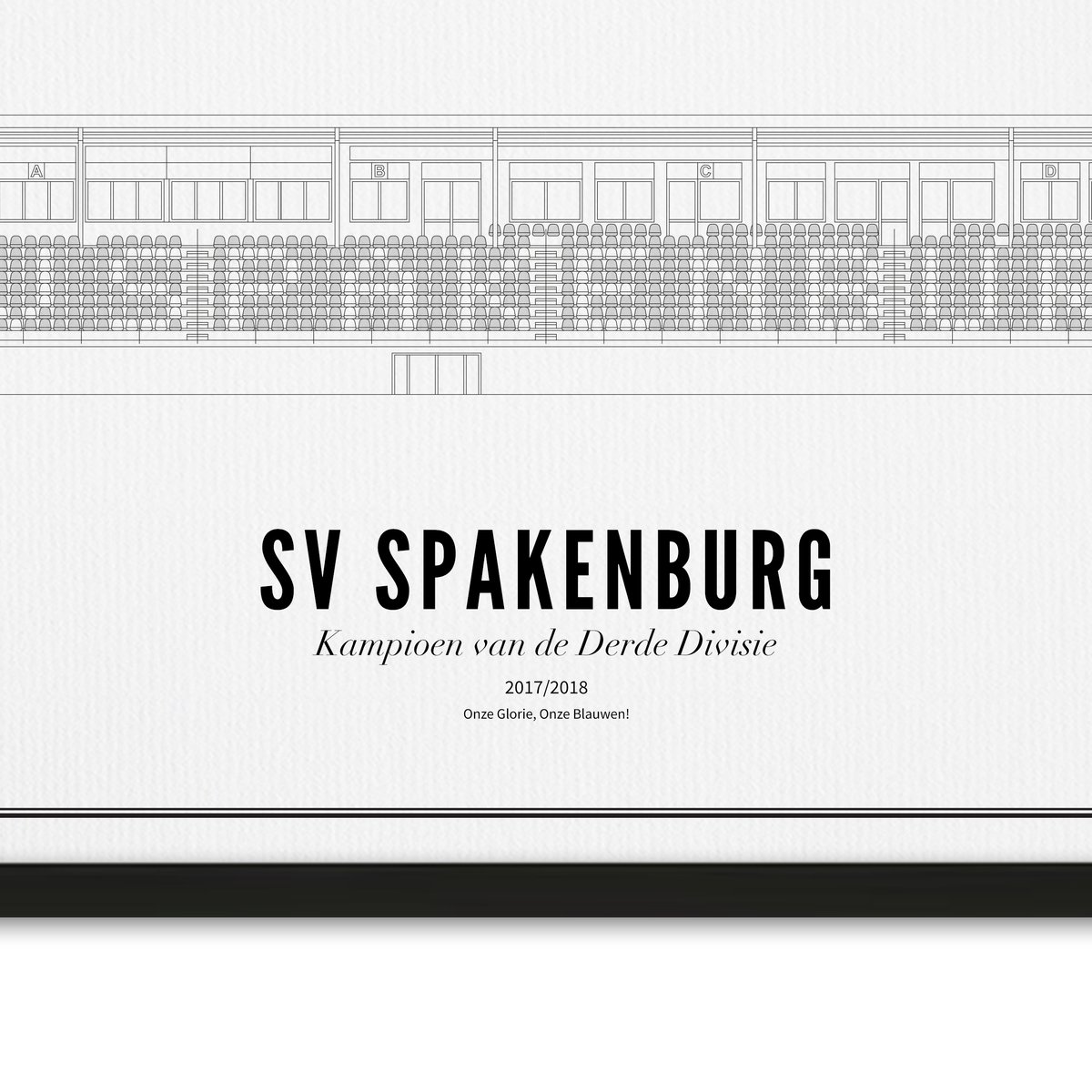 Poster van SV Spakenburg | WIJCK. 